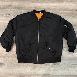 Black Bomber Jacket